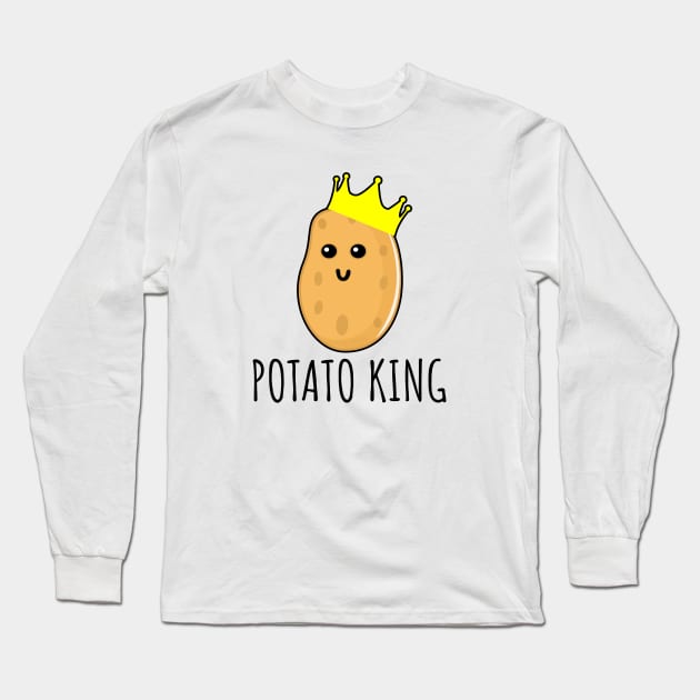 Potato King Long Sleeve T-Shirt by LunaMay